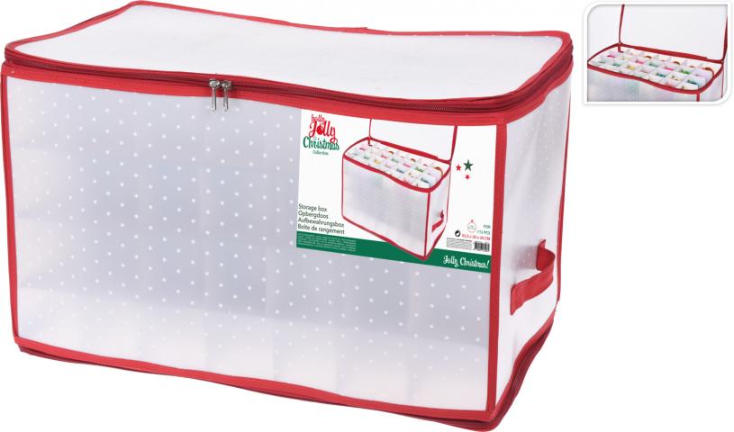 Кутия за съхранение на коледни играчки 58х34х34 см - Коледни артикули