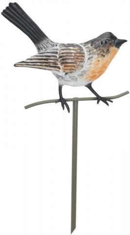 Градински стик метална птица 45см, снимка 4 - Фигури