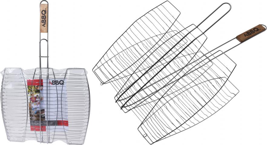 Скара за риба - тройна - Прибори за гриловане