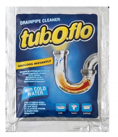 Tuboflo за отпушване на канали със студена вода - Препарати за кухня