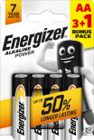 Батерия Energizer Alkaline Power AA 1.5V 3+1 бр.