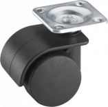 Подсилено колело KS 35мм черно