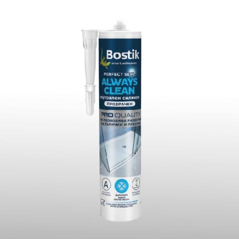 Силикон против плесени Bostik 280 ml. - Прозрачен - Силикони