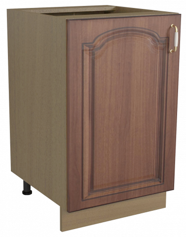 Долен шкаф с врата "Орех" 50х87х56см - Модулни кухни с онлайн поръчка