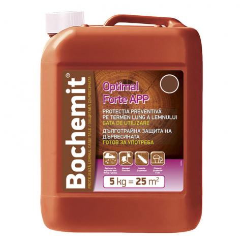 Импрегнатор Bochemit Optimal-Forte APP 5 кг кафяв - Импрегнатори за дърво