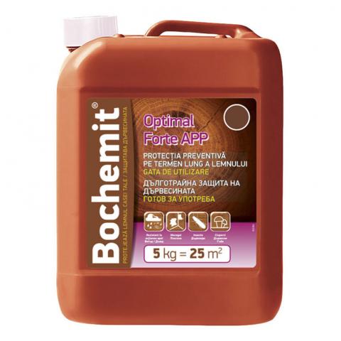 Импрегнатор Bochemit Optimal-Forte APP 5 кг, кафяв - Импрегнатори за дърво