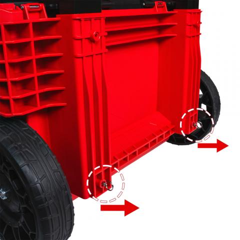 Куфар за инструменти с колела IP65 RDP-MSS1, снимка 5 - Куфари за инструменти