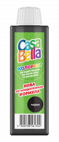 Casa Bella колорант черен 40мл - Оцветители за бои за стени
