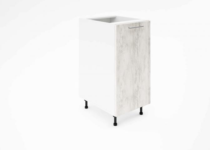 Крафт D1 долен шкаф с една врата 40см, светло дърво - Модулни кухни с онлайн поръчка
