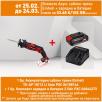 Акумулаторен саблен трион Einhell TE-AP 18/13 LI Solo PXC