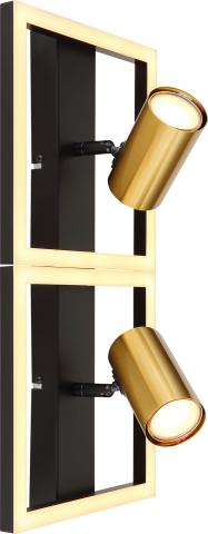 LED тяло 22W 2600lm 3000K+ спотове 2хGU10, снимка 5 - Спотове