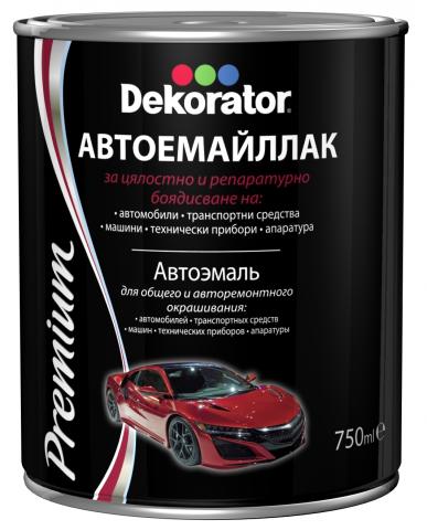 Автоемайллак Decorator 0.75л, сребрист - Автолакове