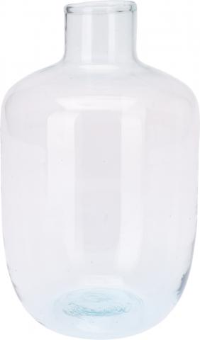 Стъклена ваза от рециклирано стъкло 19 см - Стъклени вази