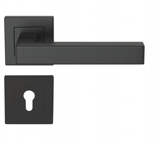 Дръжка Condi с квадратна розетка м.101КВ за секр. ключ черна - Дръжки
