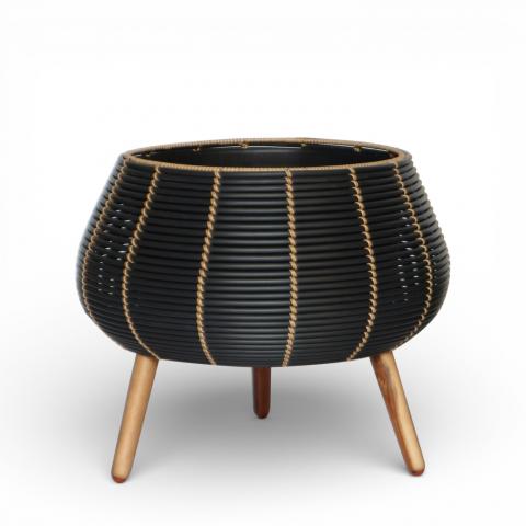 Кашпа ратан 47х47х24/37 см - Ратанови кашпи