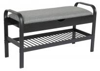 Етажерка за обувки със седалка Dark line