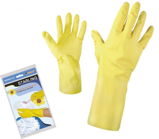 Ръкавици латекс домакински Starling S - Гумени ръкавици