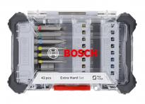 Комплект битове и накрайници Bosch Еxtra hard 43 бр.