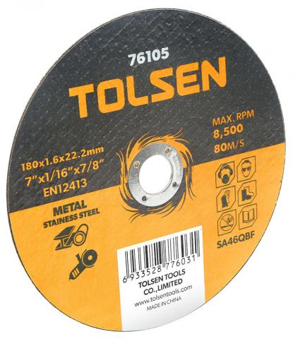 Диск за метал 230х2 мм Tolsen INOX - Дискове за рязане на метал
