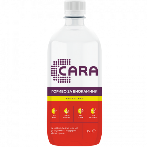 CARA гориво за биокамини 0.5л - Спирт