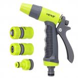 Пистолет поливен права струя комплект адаптер и 2бр конектори AB