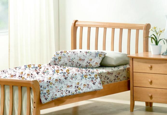 Единичен спален комплект със завивка – цветен - Спални комплекти
