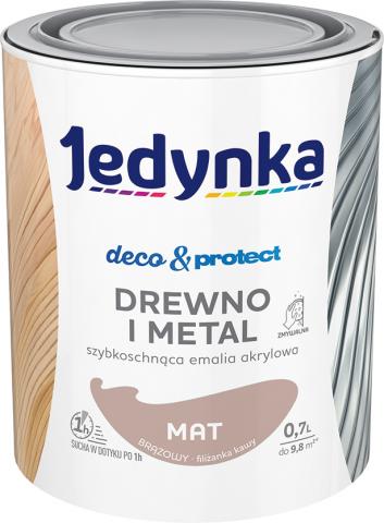 Бързосъхнеща боя Jedinka 0.7 л кафяв - Бои за метал