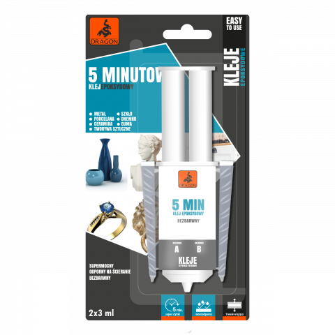 Двукомпонентно лепило Dragon 5MIN Epoxy Glue 2х12.5 мл - Двукомпонентни лепила