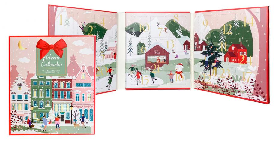 Адвент календар с чай - Коледни артикули
