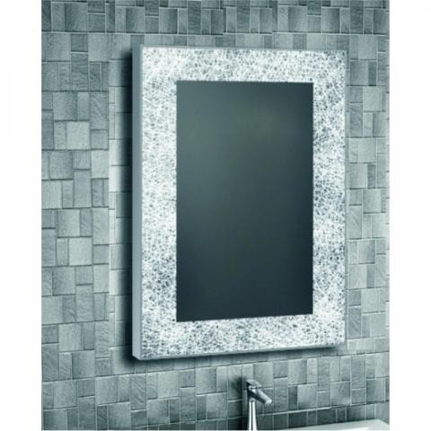 Огледало за баня с LED осветл. 60х90 см, снимка 3 - С осветление