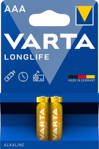 Батерии VARTA Longlife AAA 2 бр. - Батерии