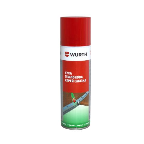 Суха PTFE смазка WURTH 300ml - Защита от ръжда