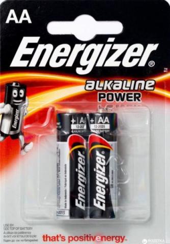 Батерия Energizer Alkaline Power AA 1.5V 2бр. - Батерии