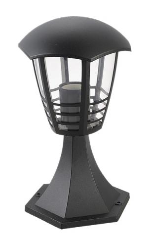 Външна лампа Marseille стояща 30 cm черна E27 60W - Градински лампи