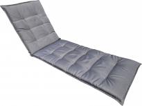 Възглавница за шезлонг 190х58х5 см сиво