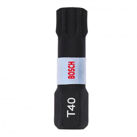 Комплект битове Impact Control T40 25 мм Bosch 2 бр., снимка 2 - Битове