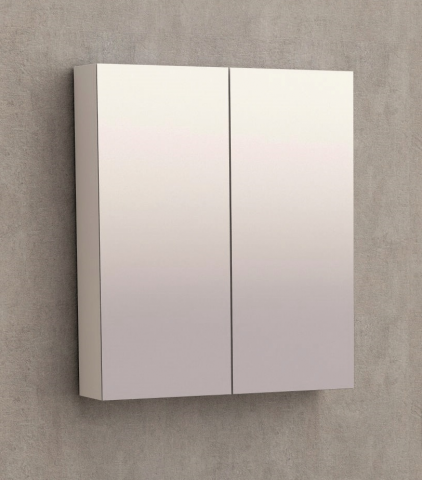 Огледален шкаф за баня, soft close механизъм - Pvc