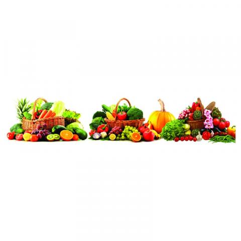 Принт гръб с плод и зеленчук , код 025 - Принт гърбове за кухня