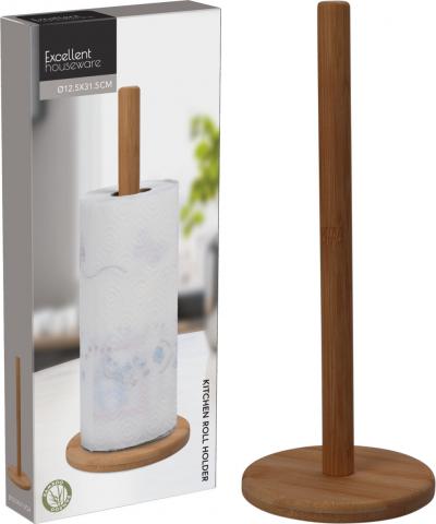 Поставка за кухненска ролка бамбук - Органайзери за кухня