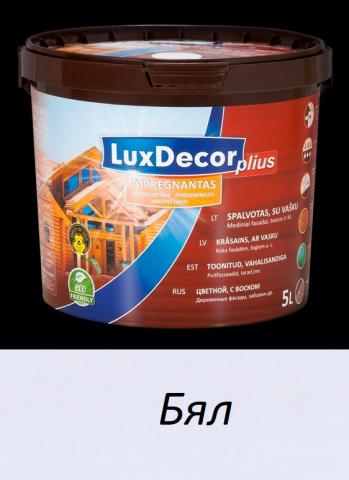 Импрегнатор Luxdecor 1л, бял - Импрегнатори за дърво