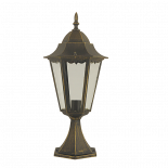 Градинска лампа Опатия H50см max 100W Е27 IP44, жълта патина