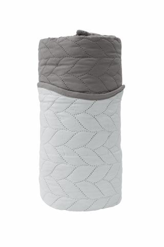 Шалте двулицево 230х220 см сиво - Шалтета