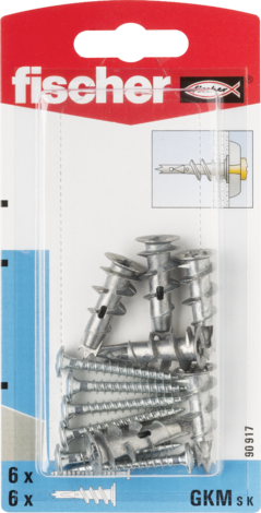 Дюбел за гипсокартон с винт GKM S Fischer - Дюбели за гипскартон и газобетон