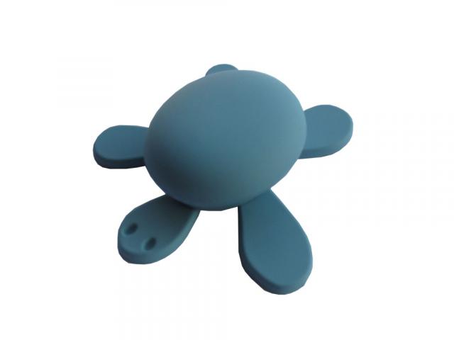 Дръжка мебелна костенурка синя - Пластмасови дръжки