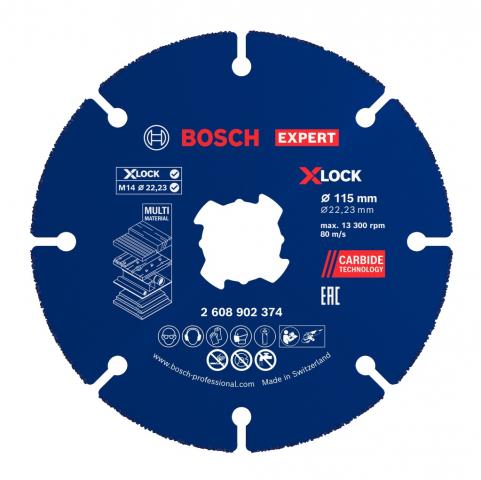 Карбиден диск Bosch Expert MM 115х22.23 мм - Дискове за други материали