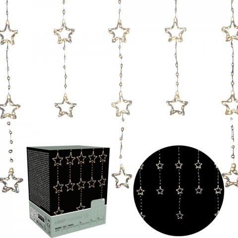 Светлинна завеса със звезди MICRO 235LED 120х120см - Светеща мрежа/завеса