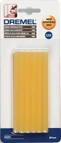DREMEL Комплект лепилни пръчки 12 бр., 7 мм, снимка 2 - Топло лепене