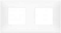 Vimar Рамка двойна бял мат