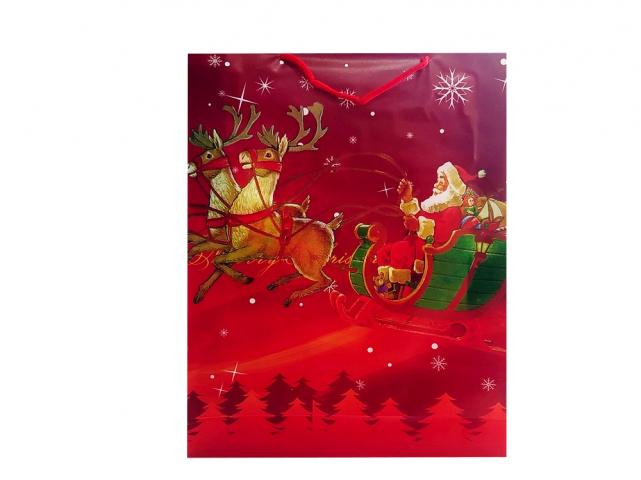 Плик за подаръци Коледа 39х31х9 см - Коледни артикули