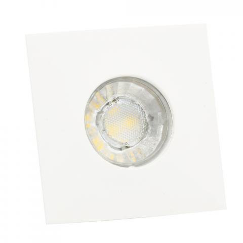 Led луна PMMA бяла 4W/ 3000K IP44 квадратна - Плафони за баня